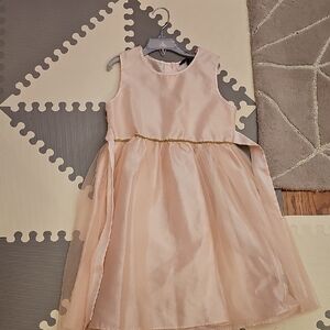 George Pink and Gold Formal Kids Dress